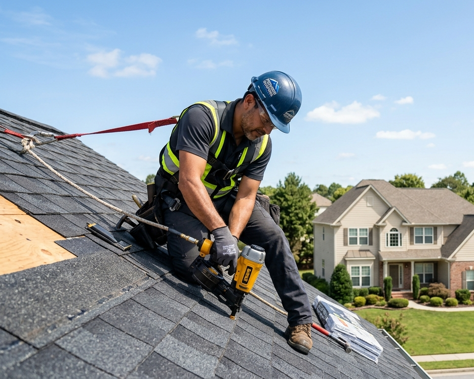 Roofing company website
