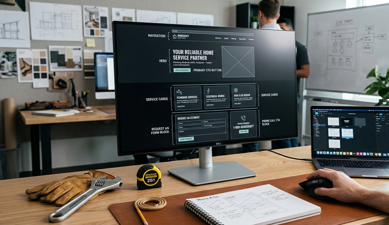 Website design for home service businesses